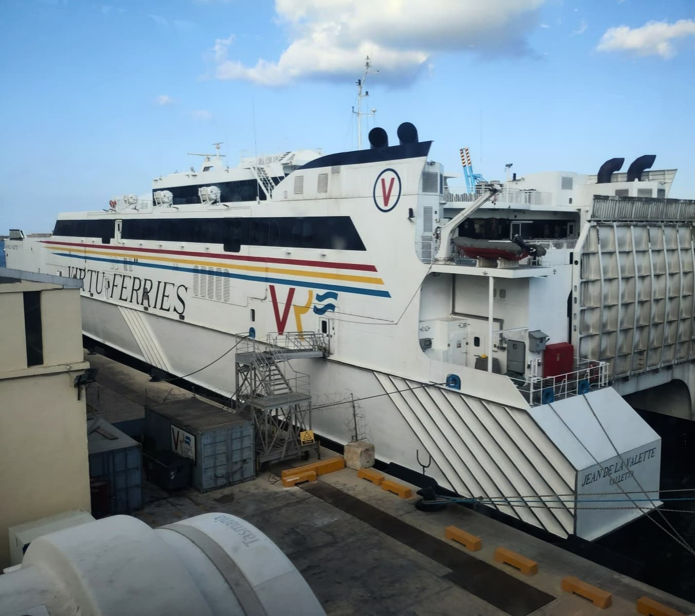 Aboard a Ferry From Sicily to Malta Europe Express