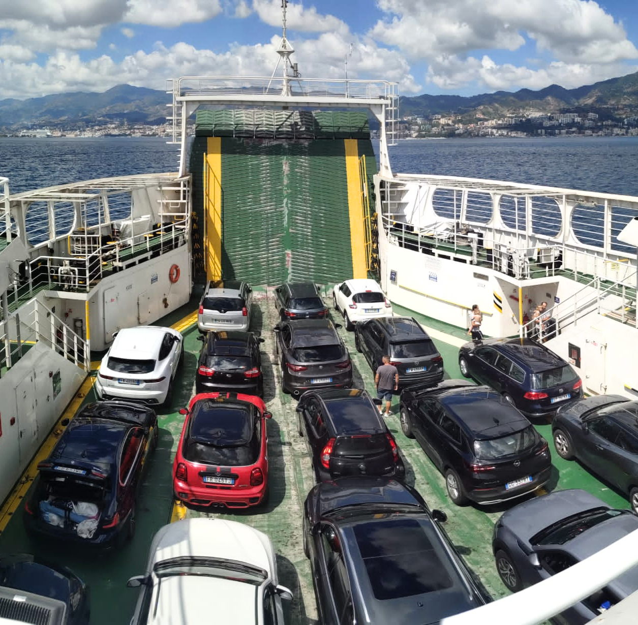 Aboard a Ferry From Sicily to Malta Europe Express